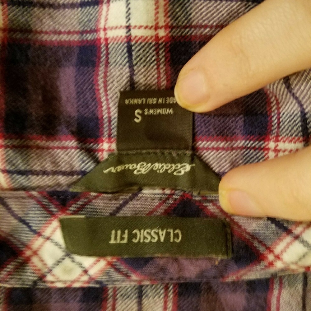 Purple Flannel Eddie Bauer